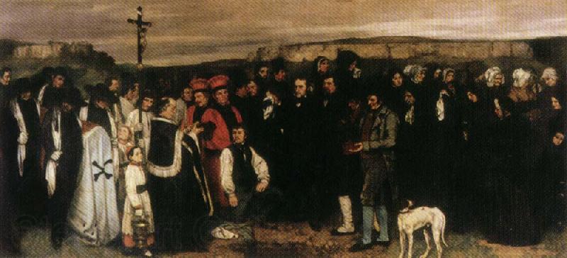 Gustave Courbet The Burial at Ornans Spain oil painting art